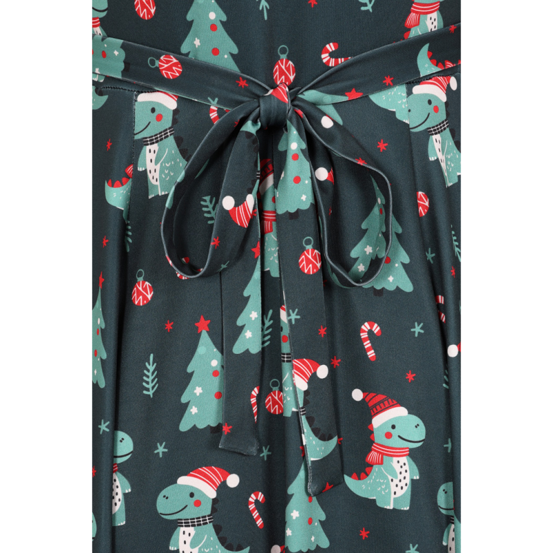 Lyra Dress - Cute Xmas Dino