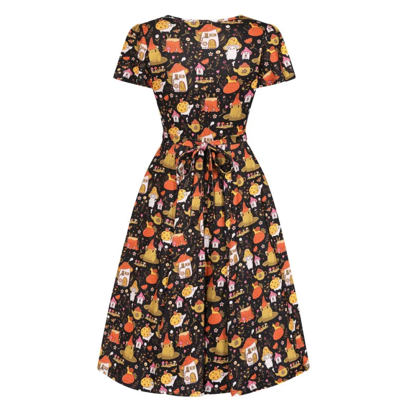 Lyra Dress - Cottagecore Frog, Lady V London