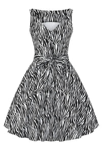 Thumbnail for Tea Dress - Zebra Lady Vintage Tea Dresses