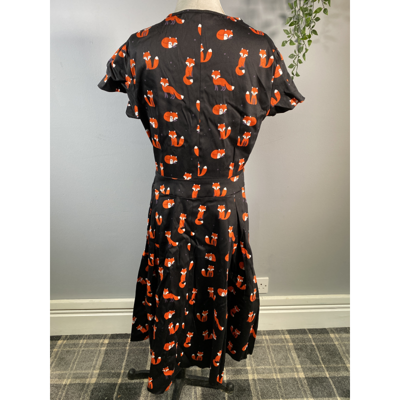 Estella Dress - Foxes, Lady V London