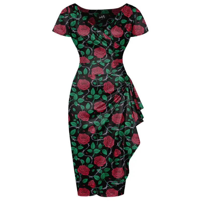 Elsie Dress - Barbed Wire Roses
