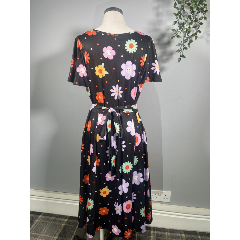 Lyra Dress - Flower Power (16), Lady V London