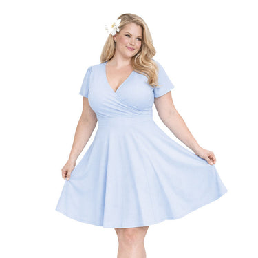 princess polly baby blue dress Blue Prom Dress size 22
