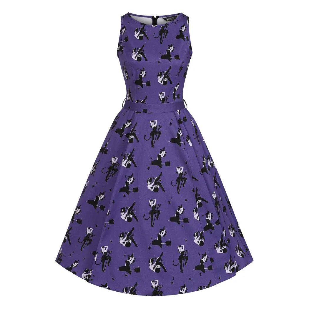 Hepburn Dress - Pin Up Halloween, Lady V London