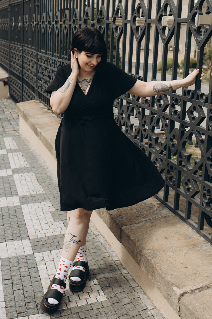 Lyra - Mini Dress - Black