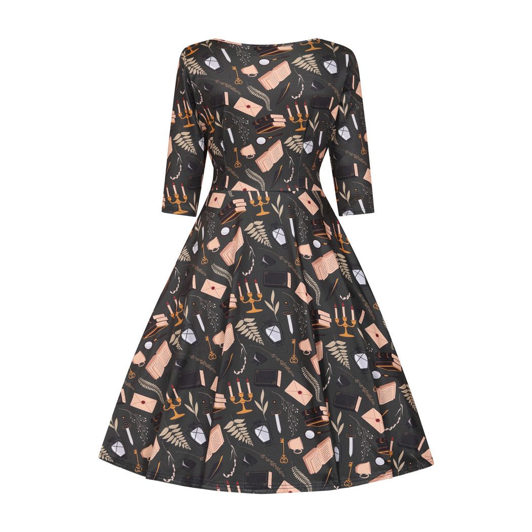 Betty Dress - Dark Academia, Lady V London