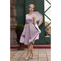 Thumbnail for Hepburn Dress - Rose Quartz Sateen
