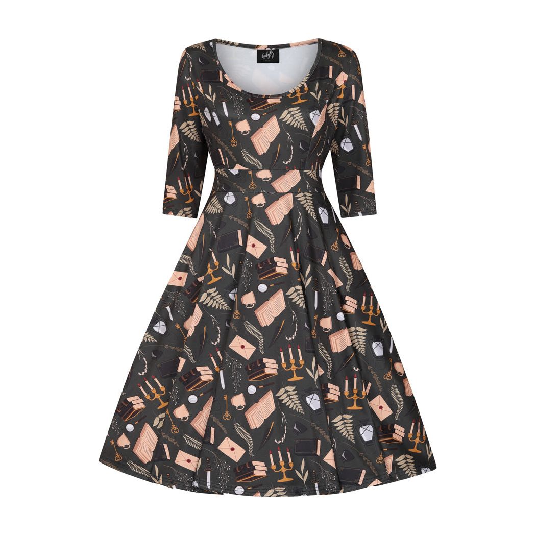 Betty Dress - Dark Academia, Lady V London