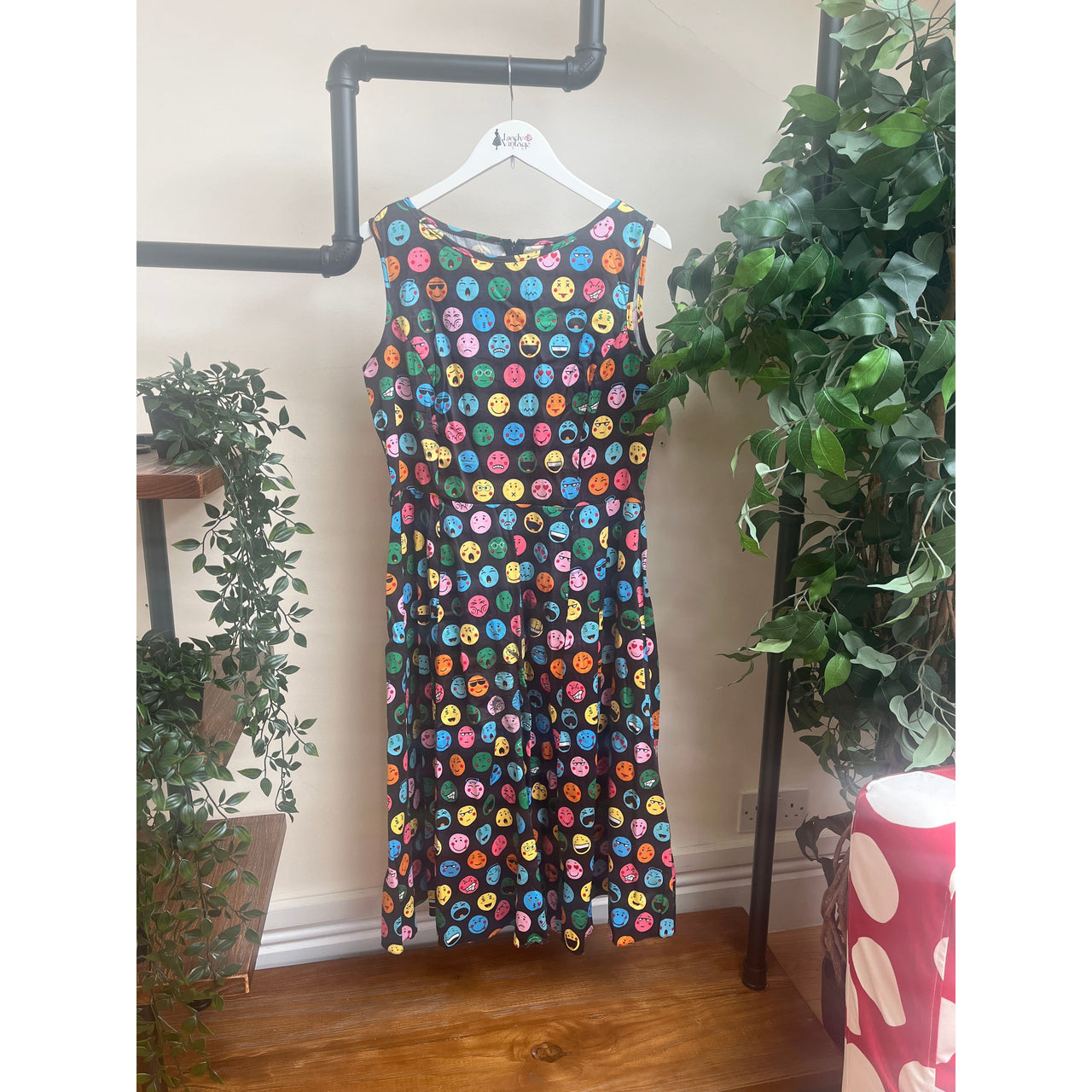 Hepburn Dress - Emojis (16), Lady V London