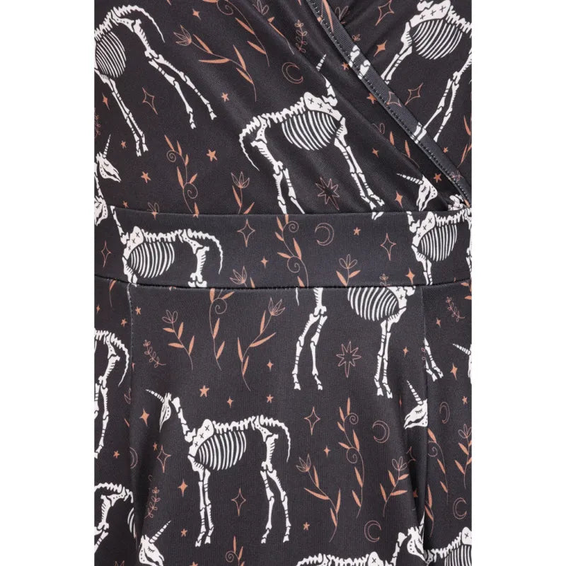 Lyra Dress - Unicorn Skeleton