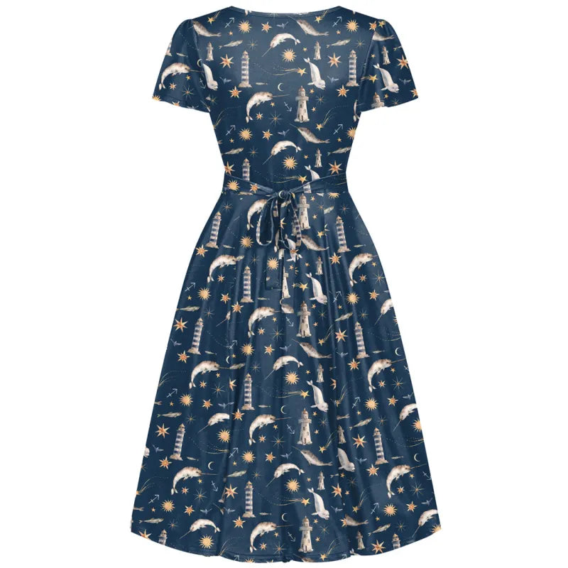 Lyra Dress - Narwhal Lighthouse