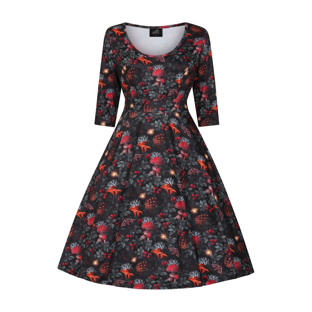 Betty Dress - Fairy Mushroom, Lady V London