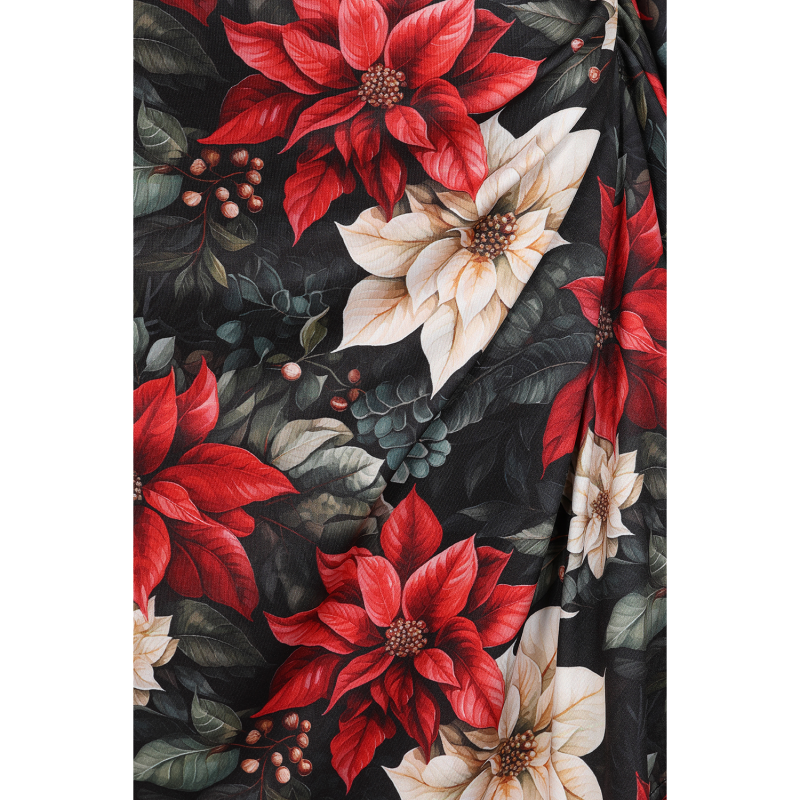 Elsie Dress - Poinsettia