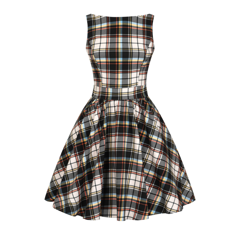 Tea Dress - October Tartan