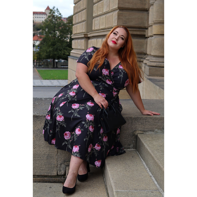 Lyra Dress - Garden Rose