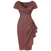 Thumbnail for Elsie Dress - Halloween Gingham, Lady V London