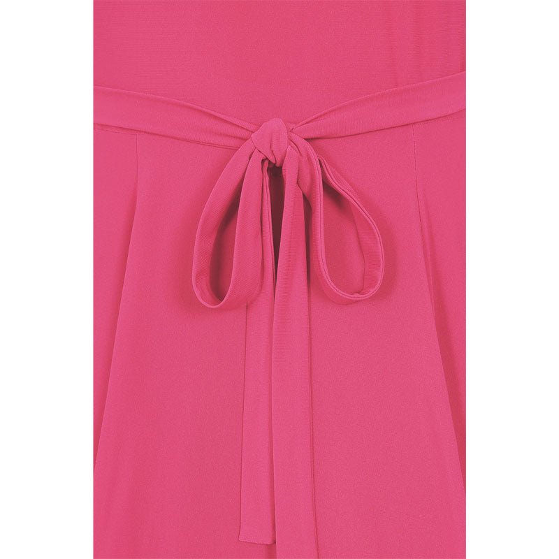 Short Sleeve Lyra Dress - Cerise