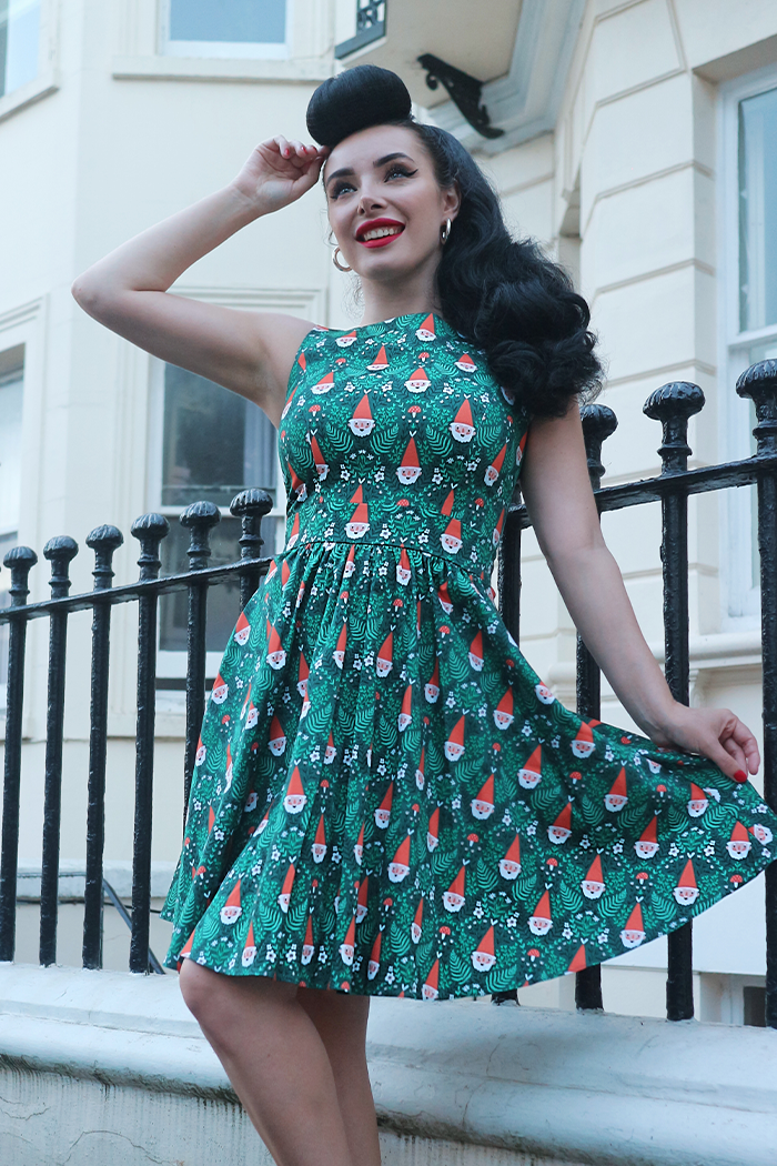 Tea Dress - Forest Gnome, Lady V London