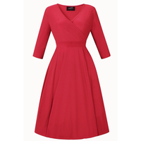 Thumbnail for Lyra Dress - Red