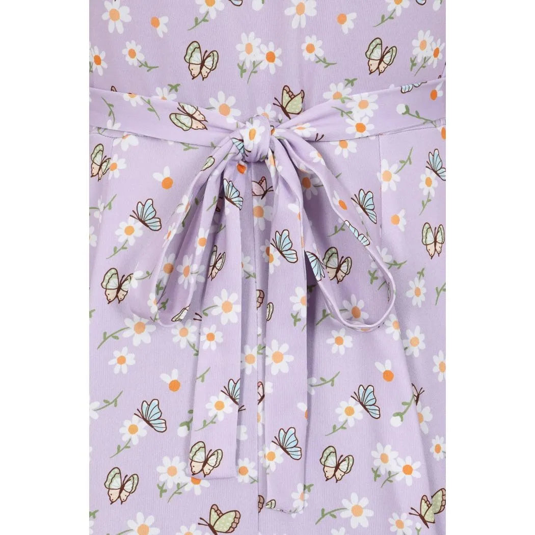 Lyra Dress - Butterfly Daisy, Lady V London