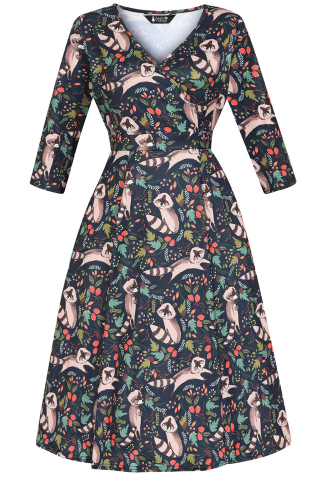 Lyra Dress - Raccoon, Lady V London