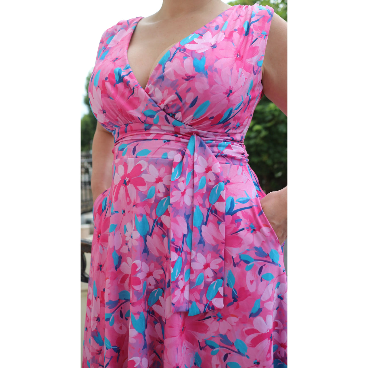 Arabella Dress - Blushing Blooms