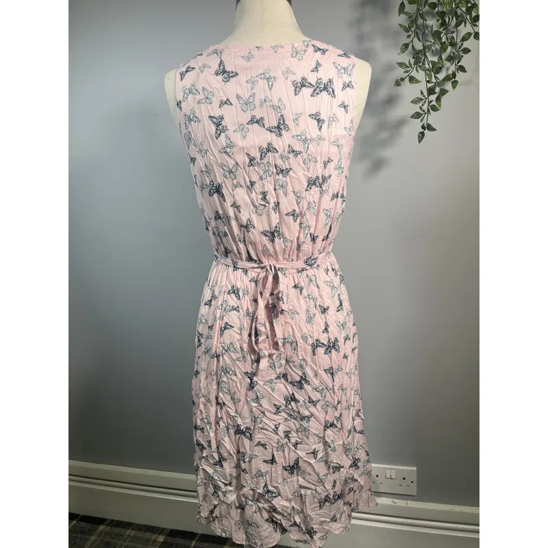 Lady V Dress - Pink Butterflies (10), Lady V London