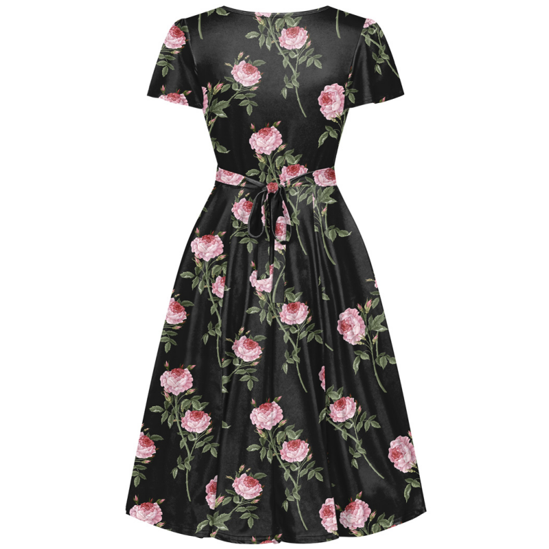 Lyra Dress - Garden Rose