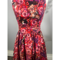 Thumbnail for Tea Dress - Red Rose Galore (12), Lady V London