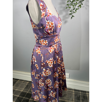 Thumbnail for Eloise Dress - Purple Bird (10), Lady V London