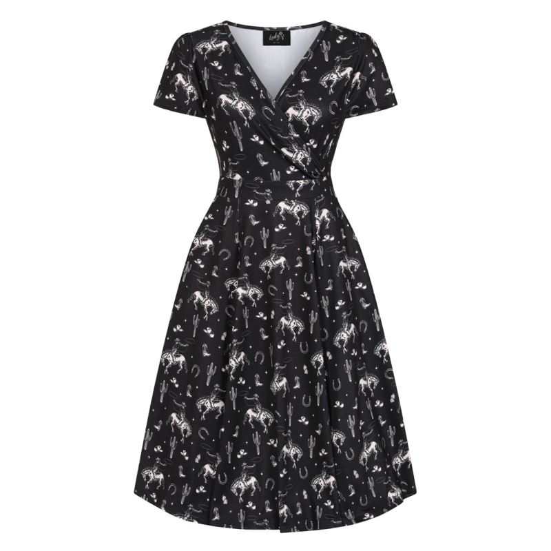 Lyra Dress - Cowboy, Lady V London