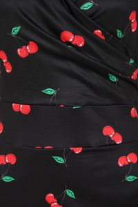 Thumbnail for Elsie Dress - Rockabilly Cherry, Lady V London