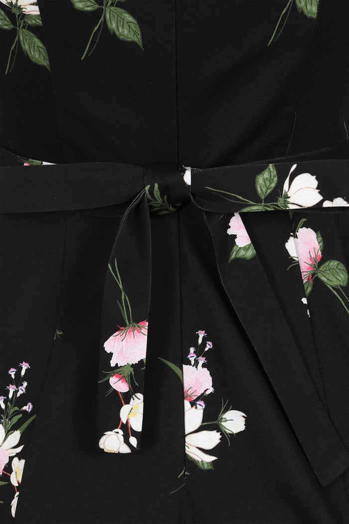 Hepburn Dress - Floral, Lady V London