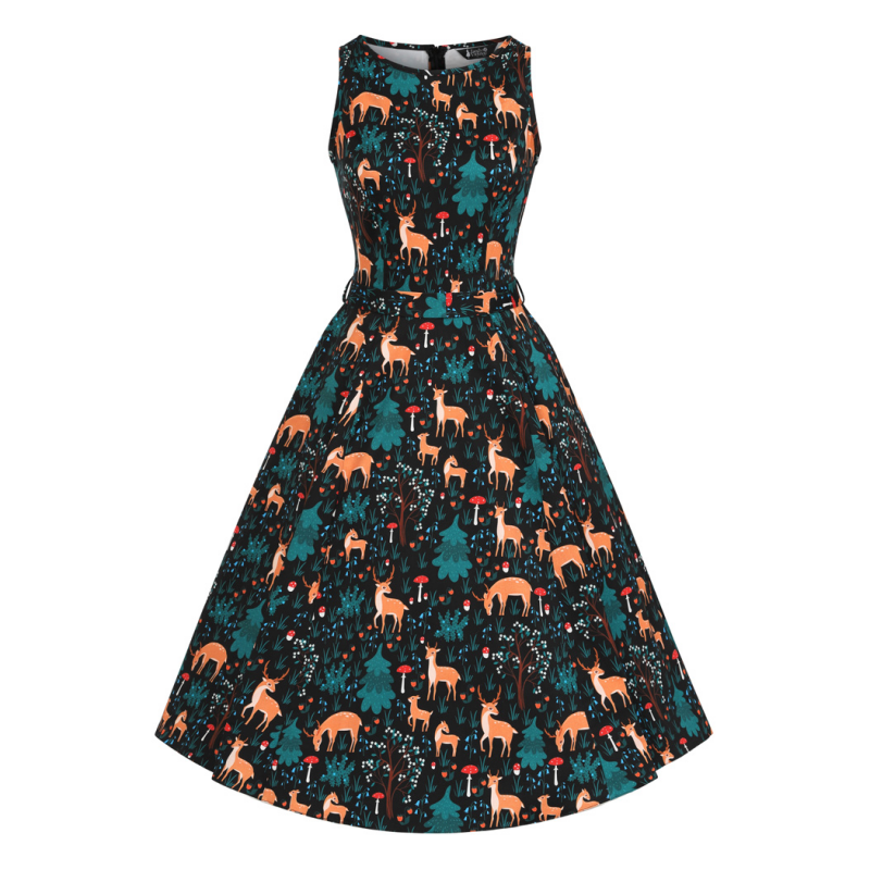 Hepburn Dress - Secret Garden