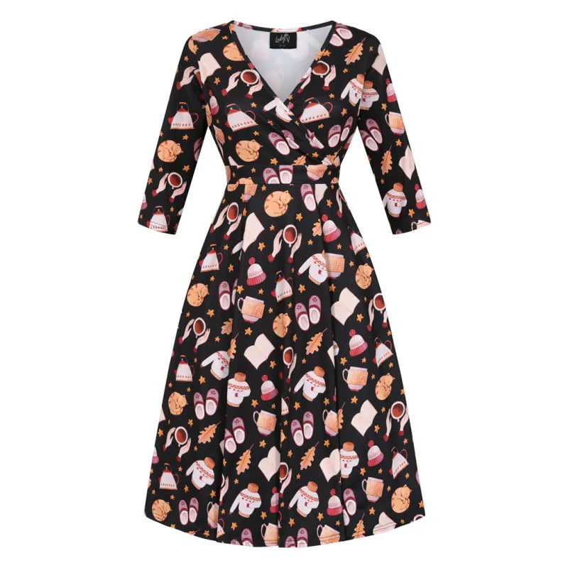 Lyra Dress - Cosy Things, Lady V London