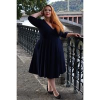 Thumbnail for Lyra Dress - Navy