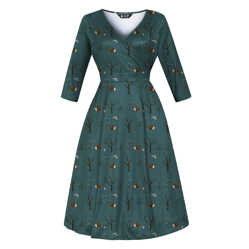 Lyra Dress - Hedgehog, Lady V London