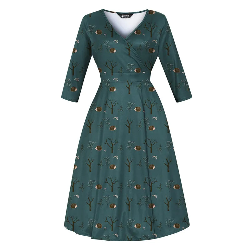 Lyra Dress - Hedgehog, Lady V London