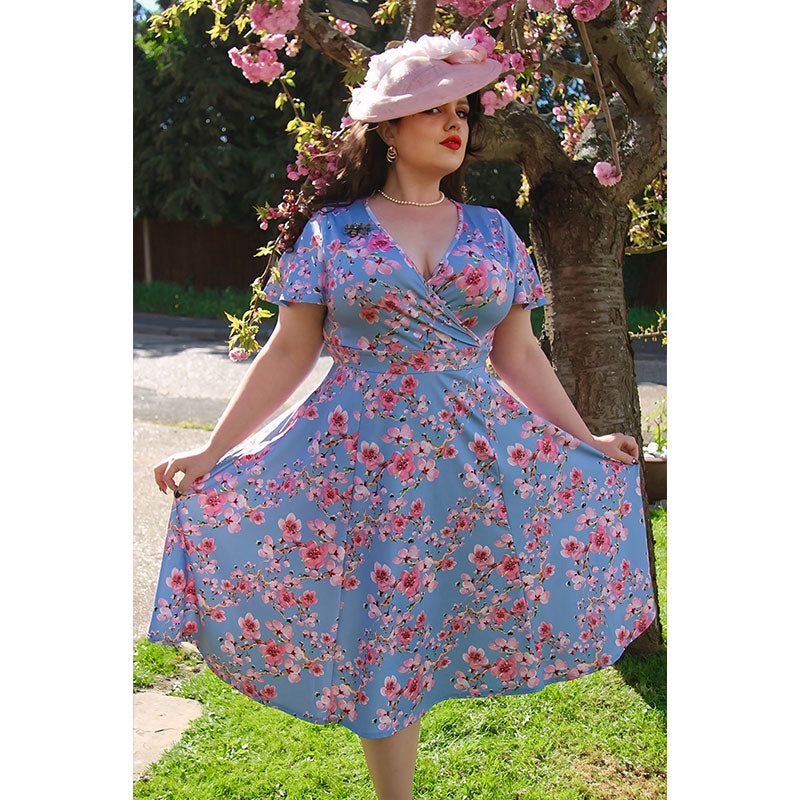 Lyra - Short Sleeve Dress - Sakura Bumble Bee