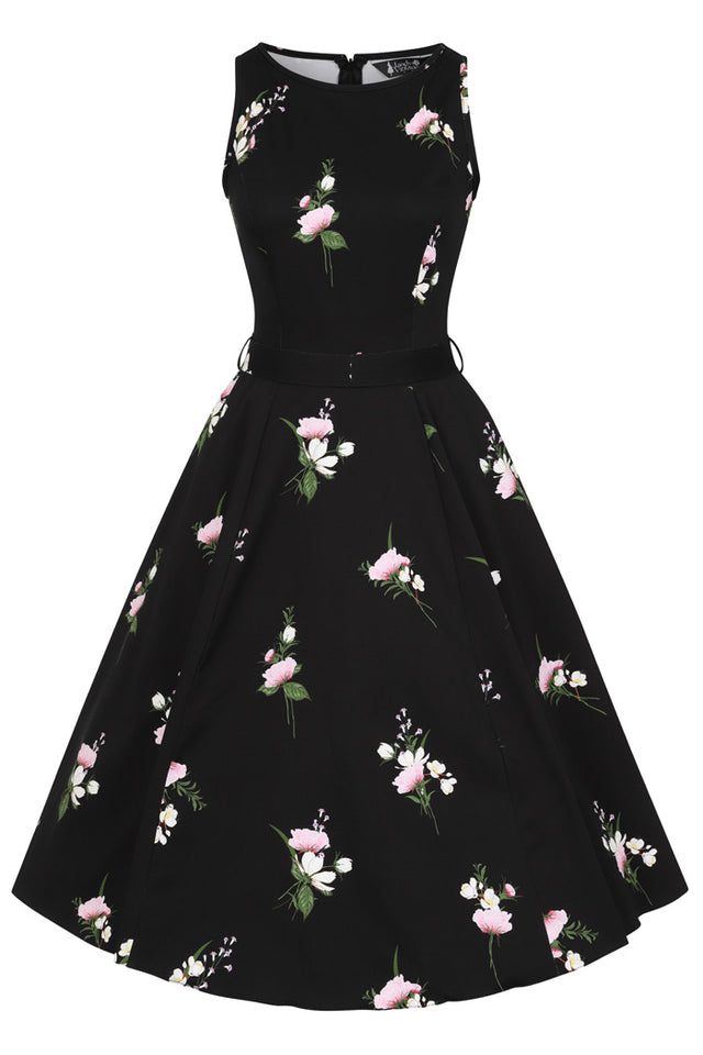 Hepburn Dress - Floral, Lady V London