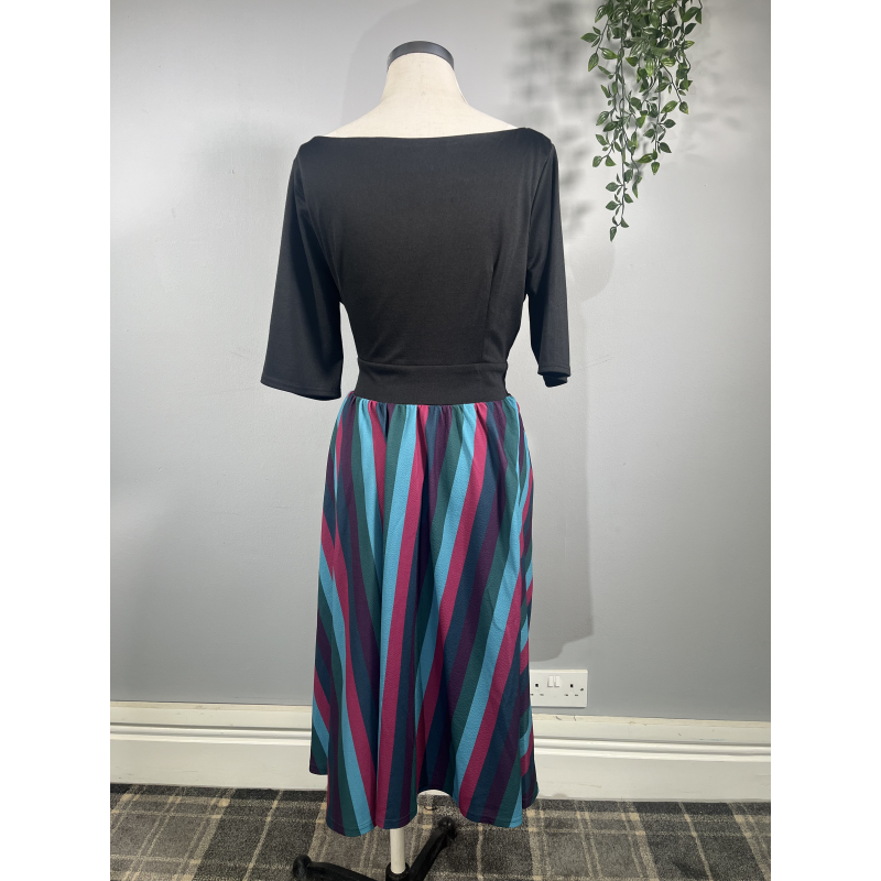 Lady V Dress - Stripes (16), Lady V London