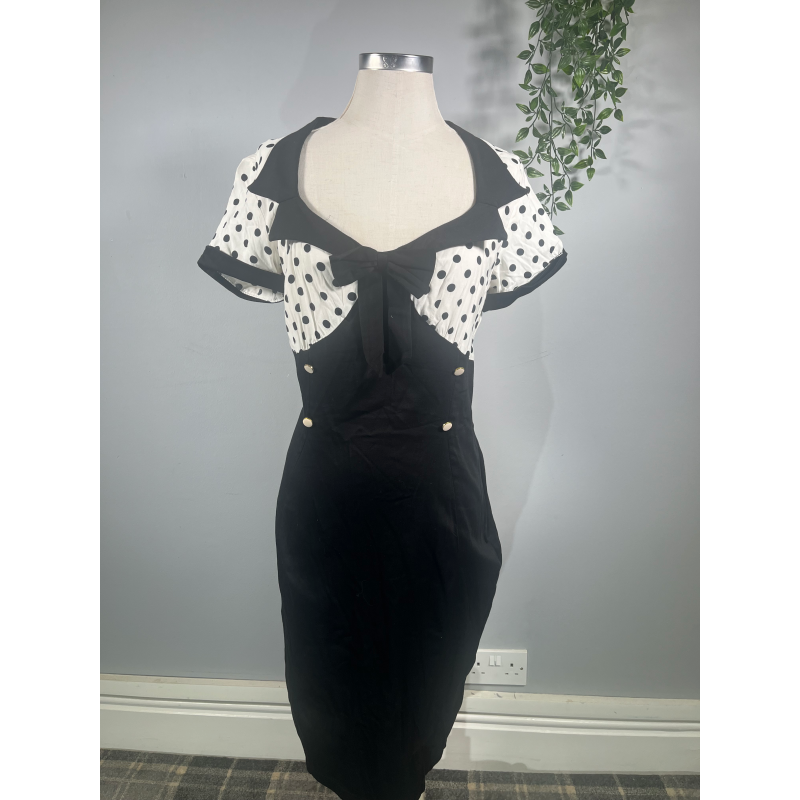 Lady V Dress - Dalmation Polka (12), Lady V London