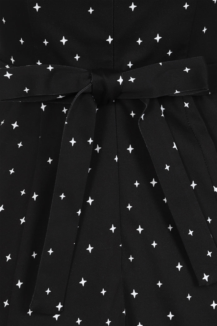 Hepburn Dress - Twinkle Stars, Lady V London