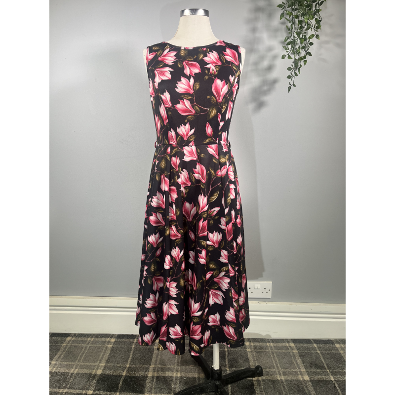 Hepburn Dress - Pink Lily (10), Lady V London