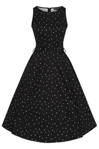 Thumbnail for Hepburn Dress - Twinkle Stars, Lady V London