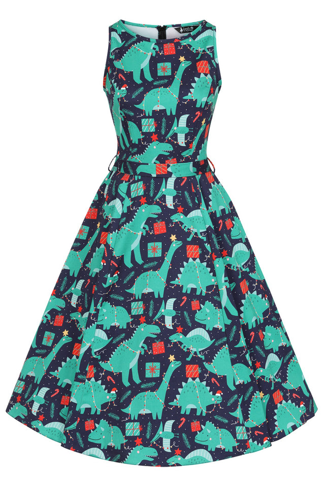 Hepburn Dress - Dino Xmas, Lady V London