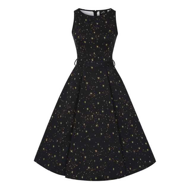 Hepburn Dress - Sparkle, Lady V London