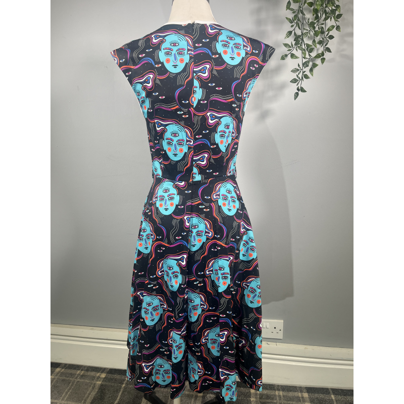 Isabella Dress - Third Eye (10), Lady V London