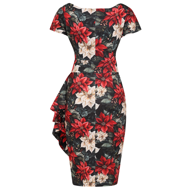 Elsie Dress - Poinsettia