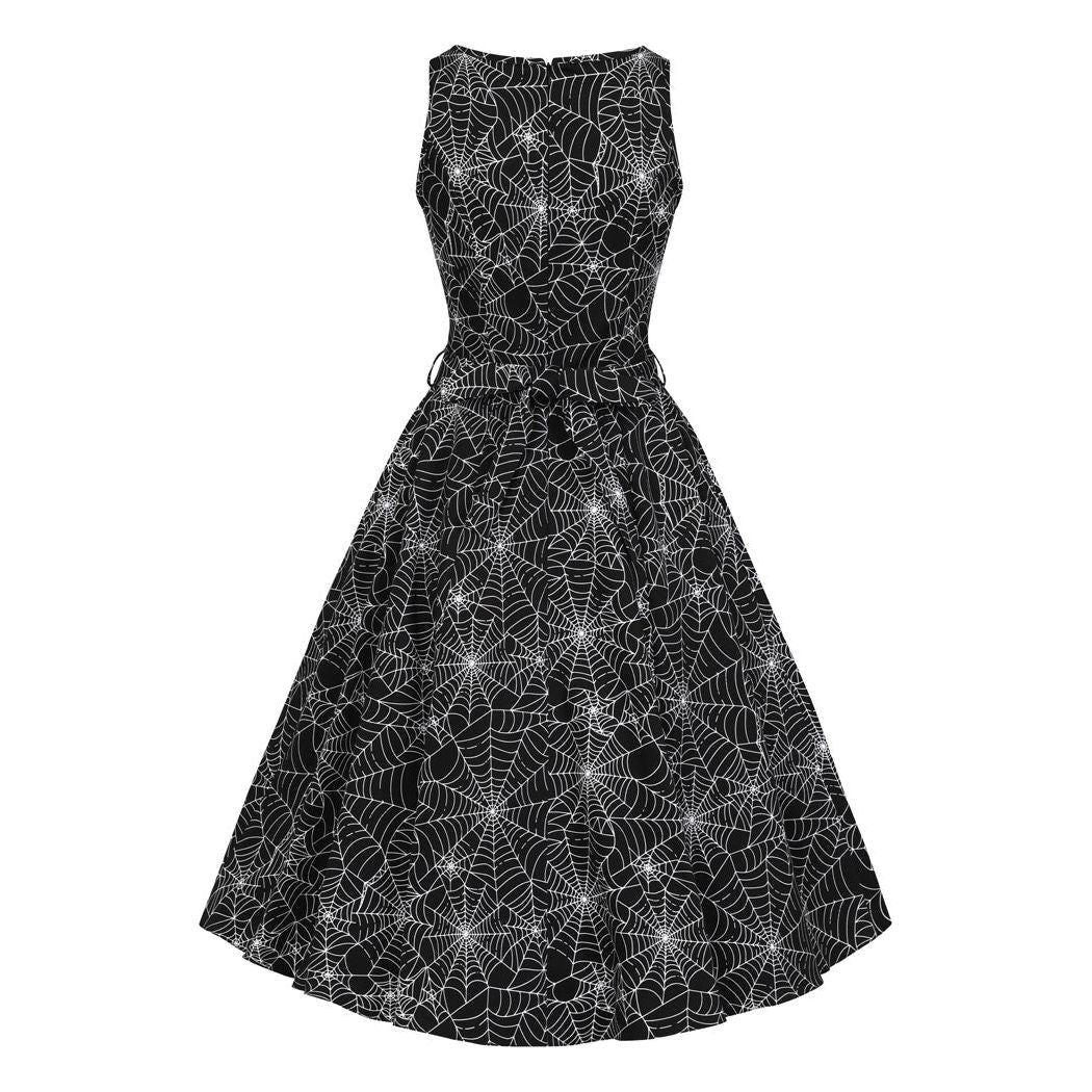 Hepburn Dress - Spider Web, Lady V London